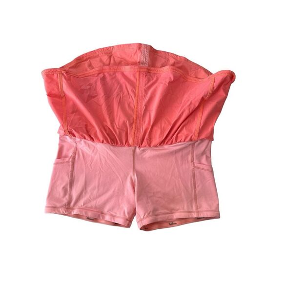 Lululemon Skirt Shorts Women's Size 4 Run Orange Bleached‎ Coral Pink Stretch - Picture 5 of 7